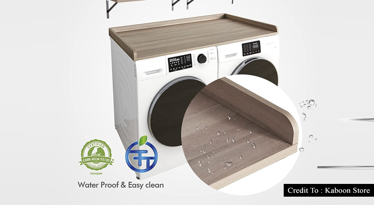 washer and dryer countertop